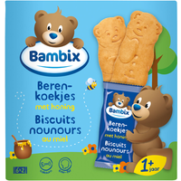 Bambix Berenkoekjes met Honing 1+ Yaar 6 x 2 Stuks 150 g