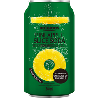 Bobmoos Ananasschijfjes Frisdrank 340 ml