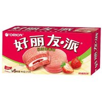 Orion Choco Pie (Light Snow Aardbei) 210g
