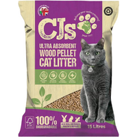 CJs 15L Wood Cat Litter