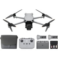 DJI Air 3S Fly More Combo RC-N3, drone avec double caméra grand-angle et téléobjectif moyen, capteur CMOS de 1 pouce, vidéo HDR 4K/60 ips, détection d'obstacles omnidirectionnelle, 3 batteries