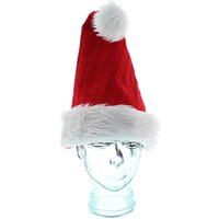 Festive 43Cm Red With White Fur Trim Santa Hat