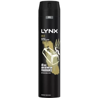 Lynx Aerosol Body Spray Gold XXL 250ml