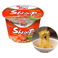 NongShim instant noedels garnalensmaak, grote beker 115 g