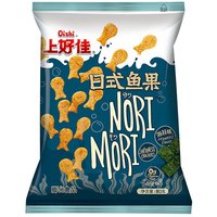 Oishi Japanse viskoekjes (zeewiersmaak) 80 g