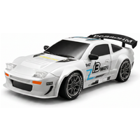1:24 4WD RC Driftauto SKU-A, Verstelbare Gyro, LED-verlichting, Dubbele Banden, Lithiumbatterij & Vering, Verzwaard Chassis Hobbyvoertuig voor Tieners en Volwassenen, 1 Stuk Wit
