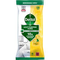Dettol Anti-Bac Surface Wipes Citrus 126pk