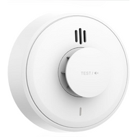 WISUALARM Heat Alarm, 10-Year Sealed Battery, Kitchen Heat Detector, Remote Mute, Large Test Button, Conforms to BS 5446 (Standalone)