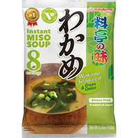 Marukome Instant Miso Soup Wakame Seaweed Flavour 8 servings 152g