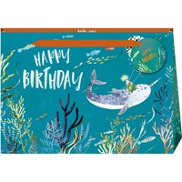 Jack & Lily Narwhal Shopper Gift Bag