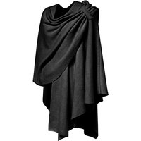 PULI Womens Shawl 18015 BlackF