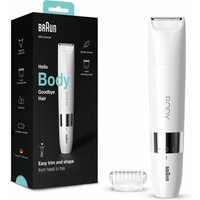 Braun Body BS1000 - Minitrimmer - Elektrische ontharing - Vrouwen en mannen - Wit