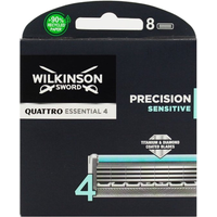 Wilkinson Sword Quattro Titanium Sensitive navulmesjes - 8 stuks