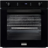 Belling ST SEB602PY Pyrolytic Built-In Electric Single Oven, 60cm, Black, A Rated
