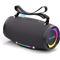 Mlove E90 Wireless Bluetooth Speaker with Class D Amplifier Excellent Bass Performace Camping Speaker Portable High Power Speaker