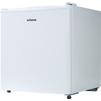 ochama Counter‑Top Refrigerator, 46 L, Mini Fridge, Daily Power Consumption 0.35 kWh, 2‑8℃ Refrigeration, White, Ideal for Dormitories, Offices and Households