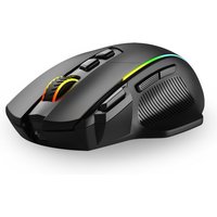 ET Wireless Gaming Mouse,Tri-Mode 2.4G/USB-C/Bluetoothy, Up to 10000DPI,Chroma RGB Backlit,Ergonomic with 8 Programmable Buttons,Rechargeable Computer Mouse for Laptop,PC,Mac