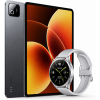 Xiaomi Pad 8 Pro 12GB RAM 512GB Gray Tablet + Xiaomi Watch 2 Titan Gray with White Leather Strap Bundle