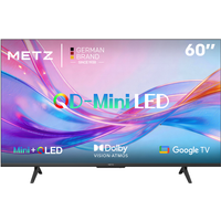 METZ QD-MiniLED 60MNH7000Z, Dolby Vision & Atmos, HDR10+, Brightness Booster, Full Array Local Dimming, 60Hz, HSR Refresh Rate Boost, VRR, HDMI 2.1, Google TV