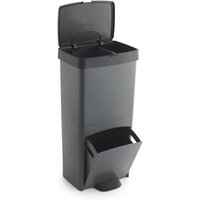 Sp-Berner 70 liter verticale recyclingbak – Grote capaciteit – Duurzame opbergoplossing van gerecycled kunststof – Gemaakt in Spanje