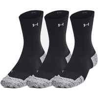 Under Armour Unisex Armour Dry Run Cushion 3 Pack Mid-Crew Socks