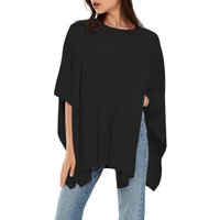 PULI Womens Shawl 0062 BlackF