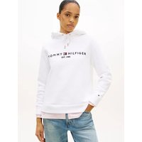 Tommy Hilfiger Heritage Hilfiger capuchontrui met lange mouwen voor dames, wit, XS