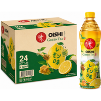 Oishi Groene Theedrank Honing Citroen 500 ml (Pak van 24)