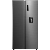 Midea MDRS710FGD46W 553L 90cm Wide Total No Frost American Fridge Freezer with Water Dispenser - Stainless Steel - D Rated
