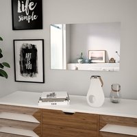 vidaXL Wandspiegel rechthoekig 60 x 40 cm glas