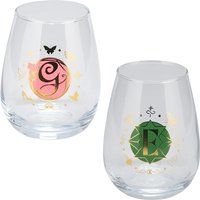 Paladone Wicked Glazen Tumbler Set - 2 stuks, 470 mL