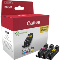 Canon 4541B018 inktcartridge 3 stuks origineel cyaan, magenta, geel
