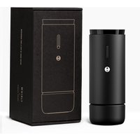 TIMEMORE Burr Coffee Grinder, Portable Electric Grinder with Metal Body, 30 Precise Settings for Espresso to French Press, Low Noise Design, Auto Stop & Clog Protection for Home & Outdoor Use (Black)