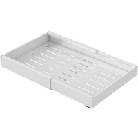 VIVREAL Extendable Storage Rack – White Large Drill-free Pull-out Basket, Stainless Steel, Adjustable 16.5–26.8 in, Easy Installation, S42W, New Year Sale , Top gift picks