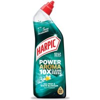 Harpic Power Aroma, Toilet Cleaner Gel, Sea Mist & White Blossom, 750ml