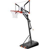 SPORTSOUL X-serie draagbare verstelbare basketbalstandaard voor buiten - 54" basketbalring met onbreekbaar PC-bord - montage in 60 minuten