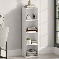 Vida Designs Oxford 4 Tier Cube Bookcase, White