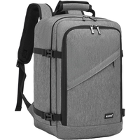 Kono Cabin Bag 40*20*25 cm for Ryanair Underseat Travel Carry-On Backpack Cabin Size 20 L Grey