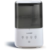 Luxaid 4,5L koel- en warmmist luchtbevochtiger voor thuis, tot 47 m², bovenvulwaterreservoir, touch-bediening, 4/8/12-uurs timer, 20 dB ultrastille slaapstand, 360° nevelmondstuk, aromatherapie voor de slaapkamer