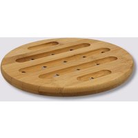 5five Ronde bamboe tafelmat - 18 cm, bruin