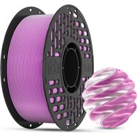 CAILAB PLA Silk 3D-printerfilament, dubbele kleur - Moonlight Pink
