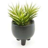 Candlelight Artificial Ice Plant Succulent in Ceramic Pot 15cm