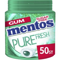 Mentos Wintergreen Suikervrij Kauwgom - 50 stuks, 100 g