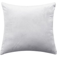 Deconovo Dutch Velvet sierkussenhoes lichtgrijs 50 x 50 cm 1 stuk