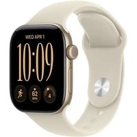 Apple Watch Series 12 GPS 46mm Light Gold Aluminium Case with Sand Sport Band - M/L