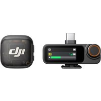 DJI Mic 3 (1 TX + 1 RX), draadloze microfoon voor iPhone/camera/Android, ultralicht, adaptieve versterkingsregeling voor gebalanceerd volume, tot 28 uur gebruikstijd, vlog