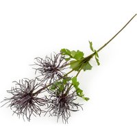 Candlelight Artificial Echinops Flower Stem Purple 66cm