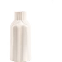 1 st./20,5 cm/8 inch Vaas voor pampasgras, 20 cm keramische vaas, wit, mat, rond, modern design, boho stijl voor decoratie, esthetisch, bloemenvaas voor woonkamer, slaapkamerdecoratie, eenvoudig Scandinavisch design