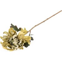 Candlelight Artificial Hydrangea Flower Stem Olive 46cm