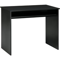 Homcom Desk Study Shelf Black
